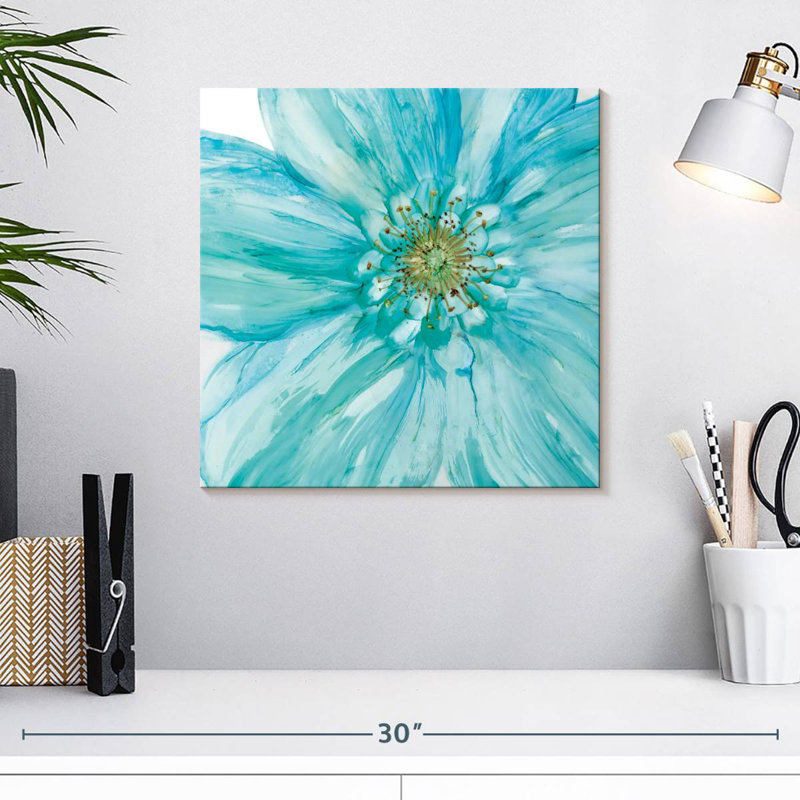 Bleu audacieux II, H 16 po x l 16 po