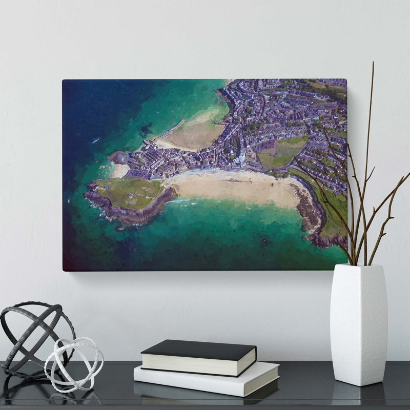 View of St Ives in Cornwall - Wrapped Canvas, 50 cm H x 76 cm W