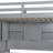 Twin Over Full Bunk Bed With Storage Stairs, Wardrobe,USB And Ligh,Gray-1228387341