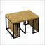 Table de salle à manger moderne extensible de 23,62 à 118 pouces, pouvant accueillir de 2 à 10 personnes, peu encombrante et polyvalente pour diverses occasions-1607050440