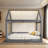 Upholstered Daybed With Led Light Strips-1949895467