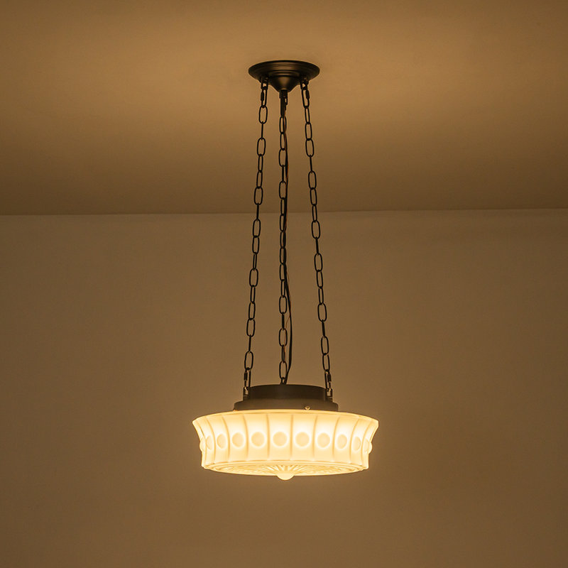 Luminaire suspendu en verre Milk