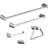 Zura Triangular Wall Mounted Towel Ring-20137521
