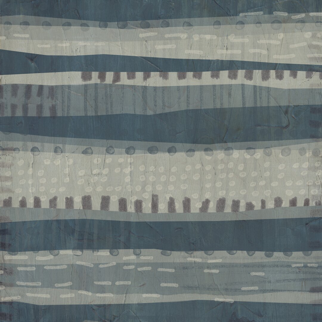 Leinwandbild Blue Dusk Textile II