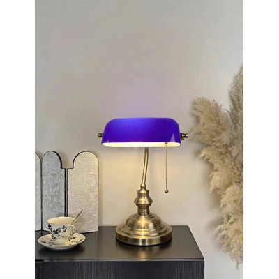 Metal Bankers Lamp