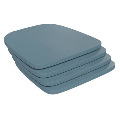 Hucheson All-Weather Polyresin Seat for Colourful Metal Stools and Chairs