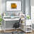 Reversible L -Shaped Computer Desk with Monitor Stand-301469163