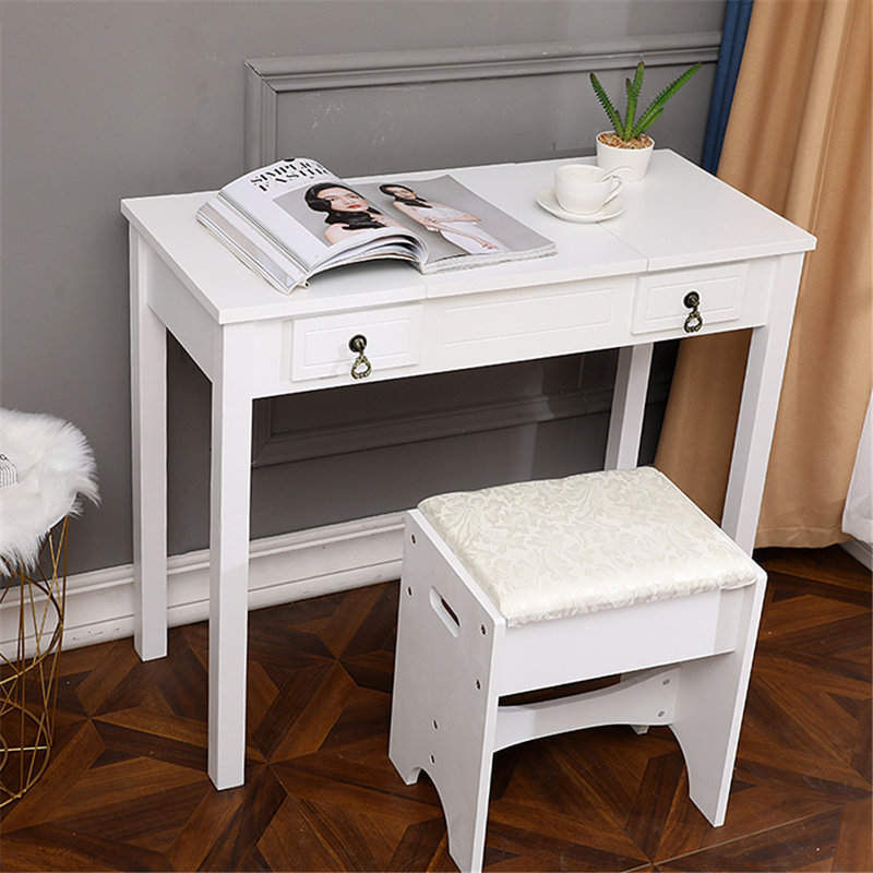 Ensemble coiffeuse et tabouret de maquillage Alyrah