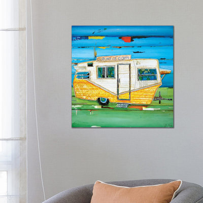Oceanfront Property 1 Piece Wrapped Canvas Wall Art
