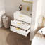 Armoire murale suspendue 24 po avec tiroir double, petit lavabo de salle de bain rectangulaire flottant avec trou de robinet simple et trop-plein, armoire de salle de bain moderne avec lavabo en céramique-1597430235