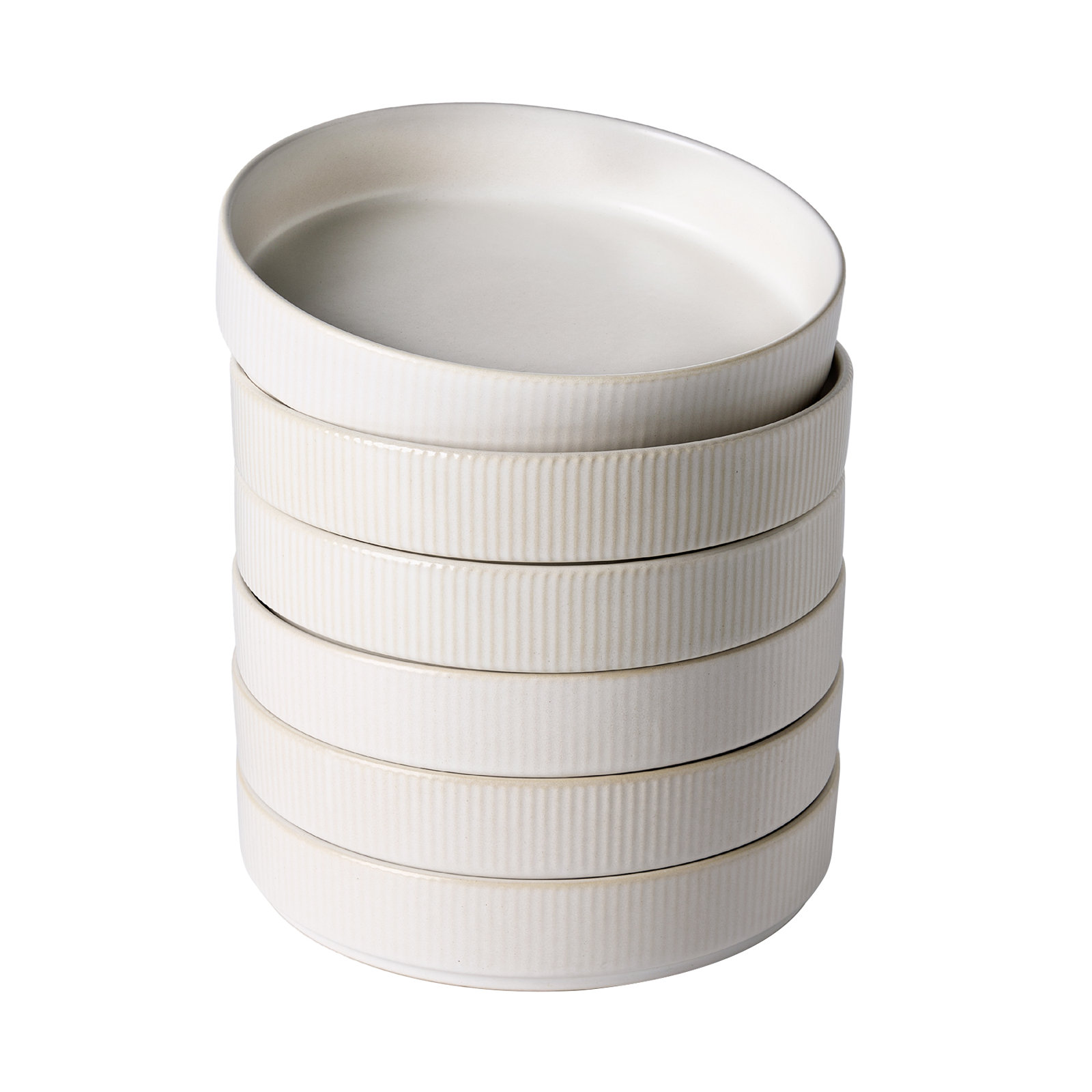 Stoneware Pasta Bowl, Matte White