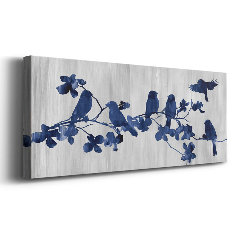 " Indigo Hangout ", 20" H x 50" W x 1.5" D