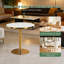 Table à piédestal moderne 31,5 pouces Mid-Century