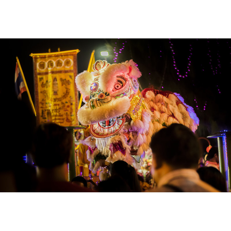 Chinese Lion by Thaishutter_2528 - Wrapped Canvas Print, 30cm H x 46cm W x 3.8cm D