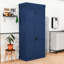 Armoire de cuisine avec tablettes réglables, 3 tiroirs, supports à vin et tablettes de porte-186416777
