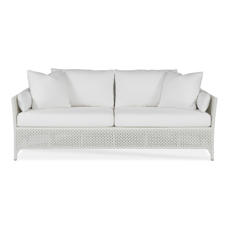 Tangier Outdoor - Seat Patio Sofa, Borneo, Snow 71630L10