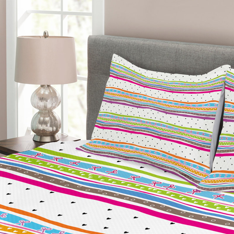 Modern & Contemporary Polyester Coverlet, King Coverlet + 2 Shams