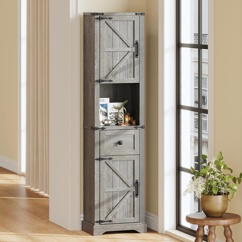 Armoire de rangement 66 po, Gris