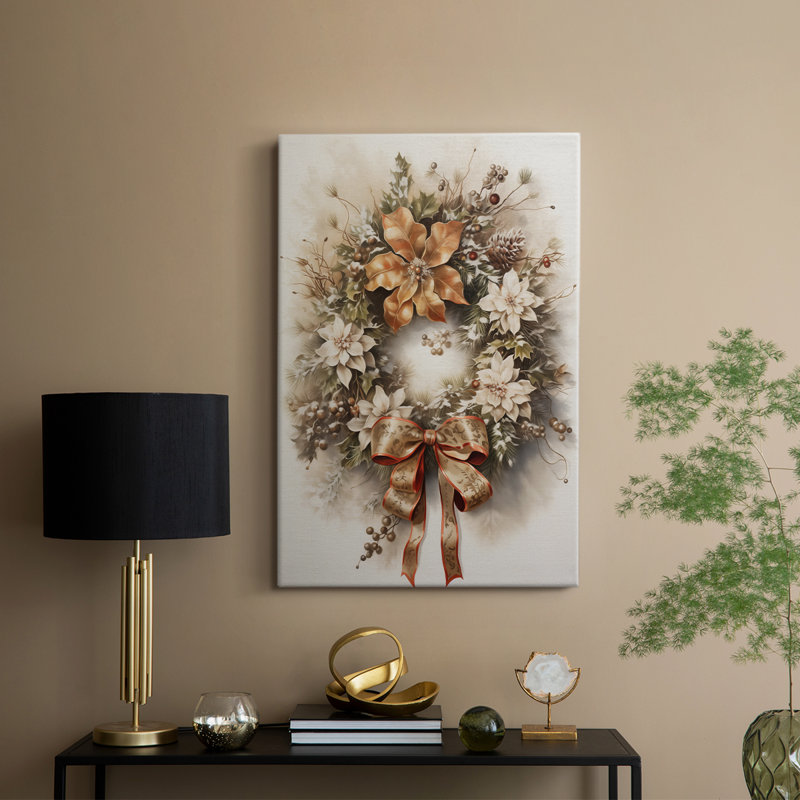 Art de Noël de Noël - galerie Cavas sur mesure, H 18 po x l 12 po