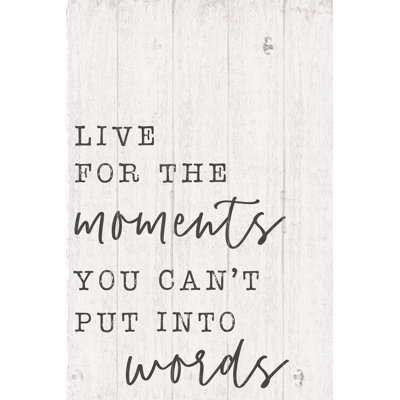 The Moments - Wrapped Canvas Print