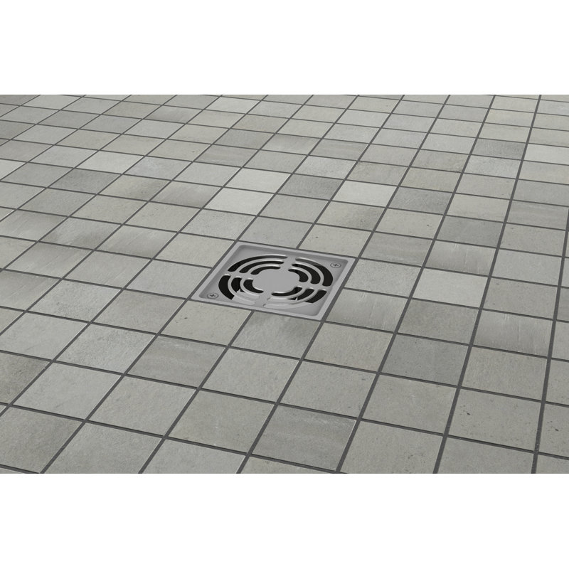 Borigni Black 12 in. x 12 in. Matte Porcelain Floor and Wall Tile (5.68 sq. ft./Case), Gray