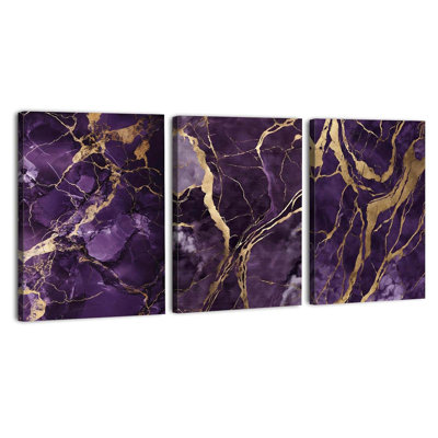 3 Piece Wrapped Canvas Wall Art