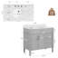 Ensemble de meuble-lavabo simple 36 po Dayan-1766175148
