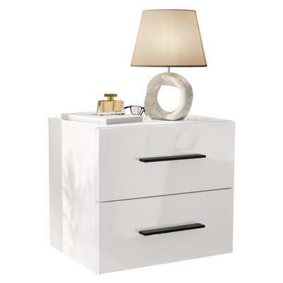 Laylonni 2 Drawer Bedside Table