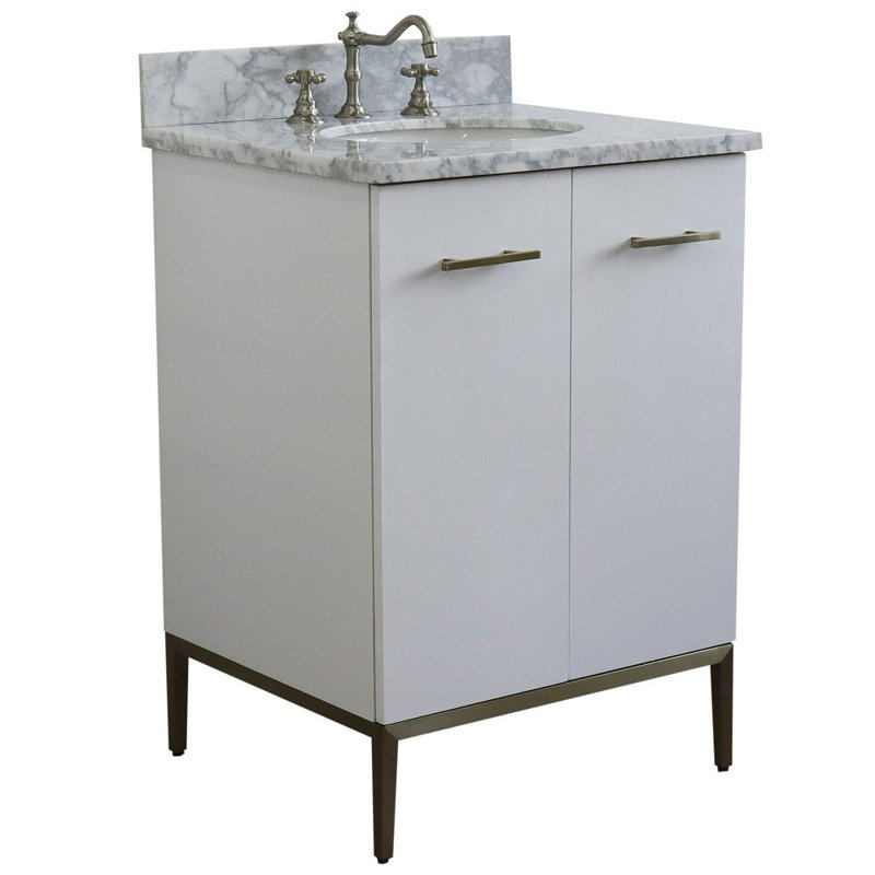 Ensemble de meuble-lavabo simple 25 po 25