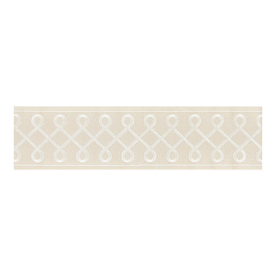 Mélange de coton brodé Oriana Soutache