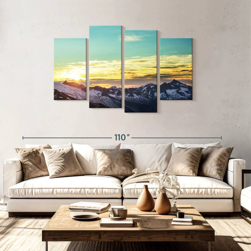 Alvord North Cascade Mountain Range, 48" H x 75" W