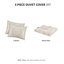 Housse de couette en coton taupe avec ornement captivant-120945312-120945314