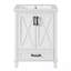 24-inch Bathroom Vanity with Single Sink, Solid Wood Frame + MDF, 2 Soft-Close Doors, 1 Divided Drawer, Dual Storage Shelves, Ample Storage Space-1711585675