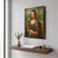 «Mona Lisa Prado» par Leonardo Da Vinci, art mural en métal doré-1019520478