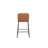 Upholstered Counter Stool with Metal Frame-265538456