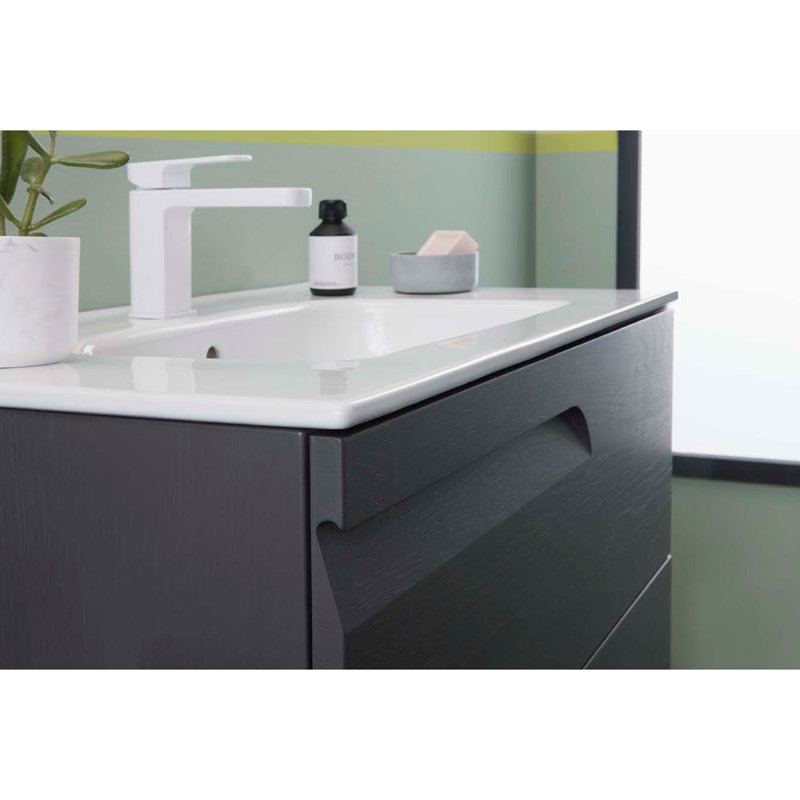 Ensemble de meuble-lavabo simple avec miroir l 32 po x P 18 po x H 33 po