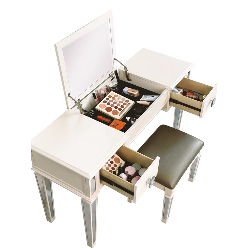 Coiffeuse Modern Mirrored