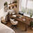 Solid Wood 2 Person Desk, 79" Extra Long Computer Desk
