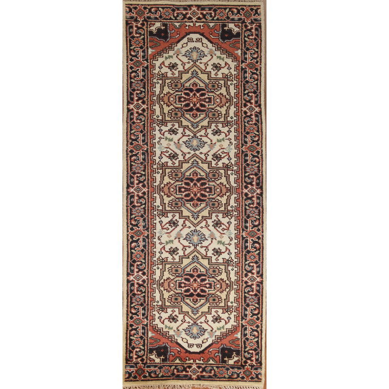 Tapis ivoire Heriz Serapi