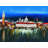 City by Night Polyester Placemat - Modern Bedroom Decor