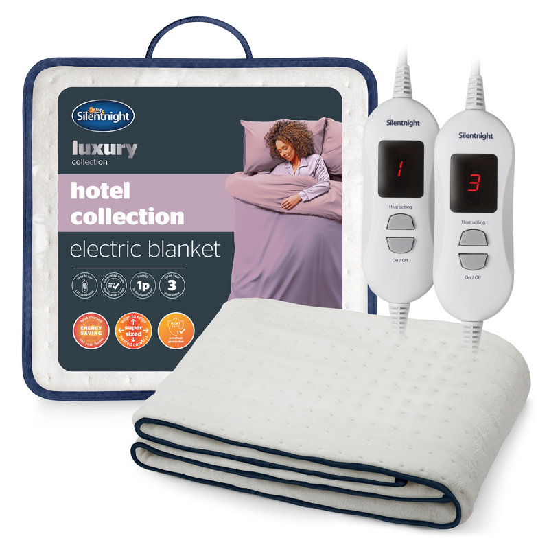 Silentnight Hotel Collection Luxury Electric Blanket, 160cm W x 200cm L