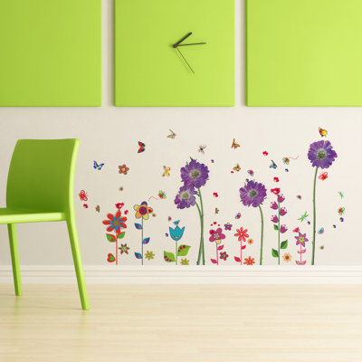 Décalcomanie murale fleur Beaudet