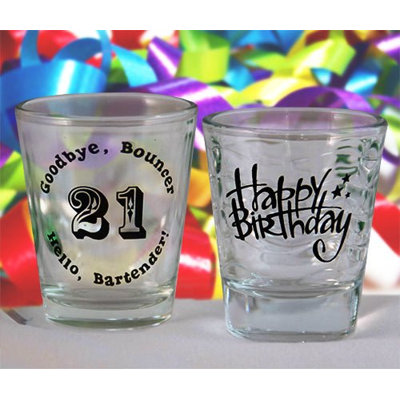 Shot Glasses - Birthday Themed