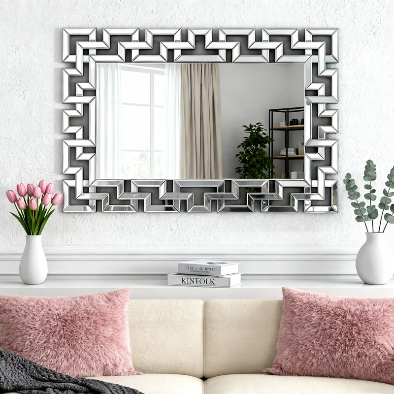 Miroir d'appoint Kylam Glam, 45,4 po x 30,3 po