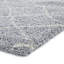 Raci G257 Grey/Cream Machine Made Shaggy Area Rug-93557991