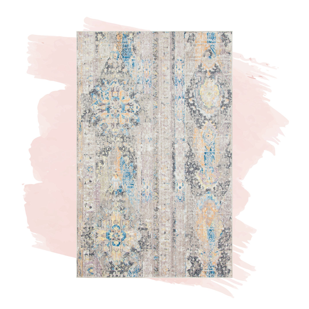 Leanora Geometric Indoor Rug Langley Street® Rug 