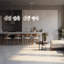 Volterra Linear LED Pendant - Ink - 51.9" - 63.9"-1041325792