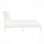 Lit moderne, lit plateforme en métal, tête de lit à angle, meubles de chambre à coucher 1pc-114230893-114230894