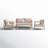 Amina 5 Piece Sofa Seating Group with Cushions-98730591