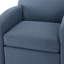 Fauteuil pivotant bleu Edie-834599652